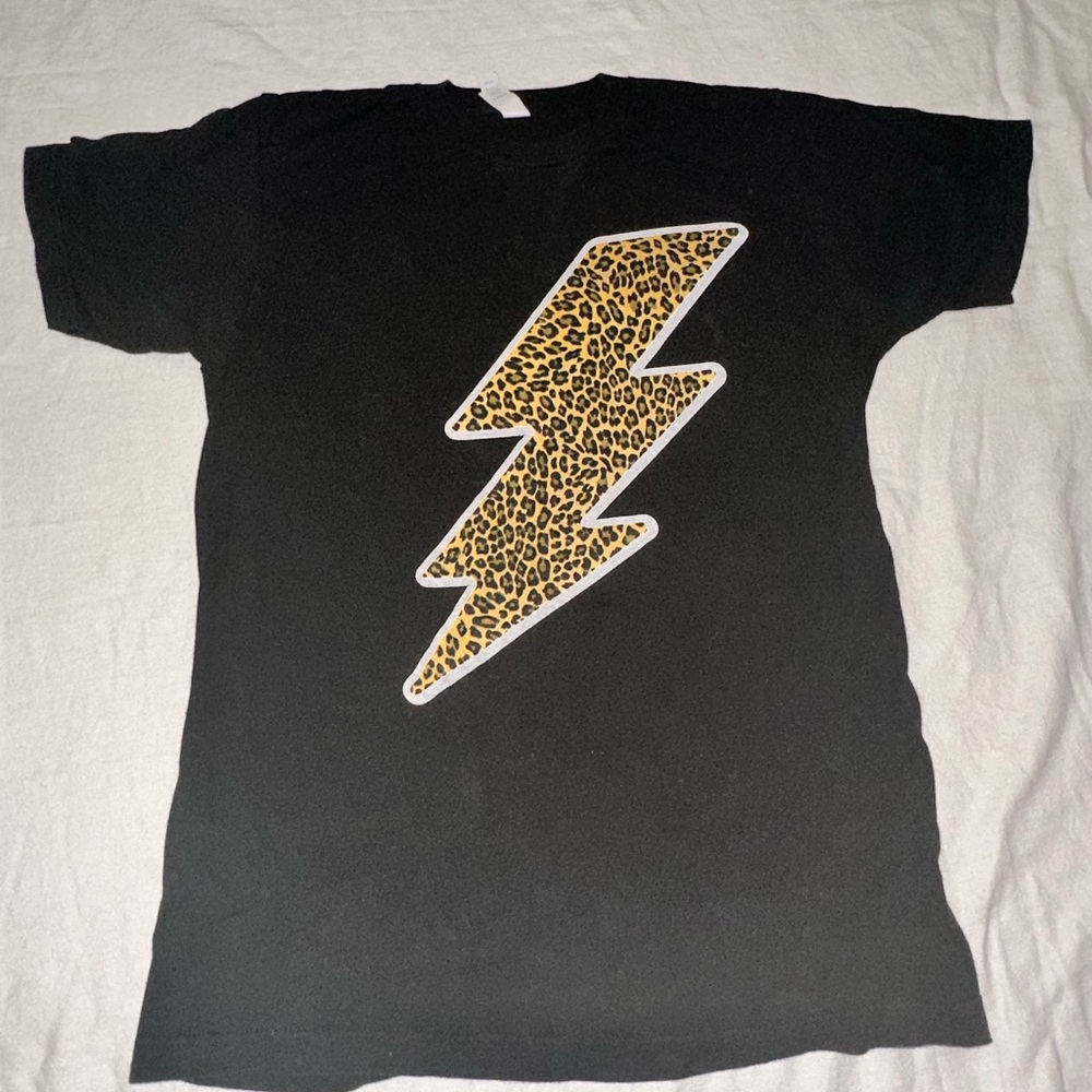 Black Cheetah Lightning Tee
